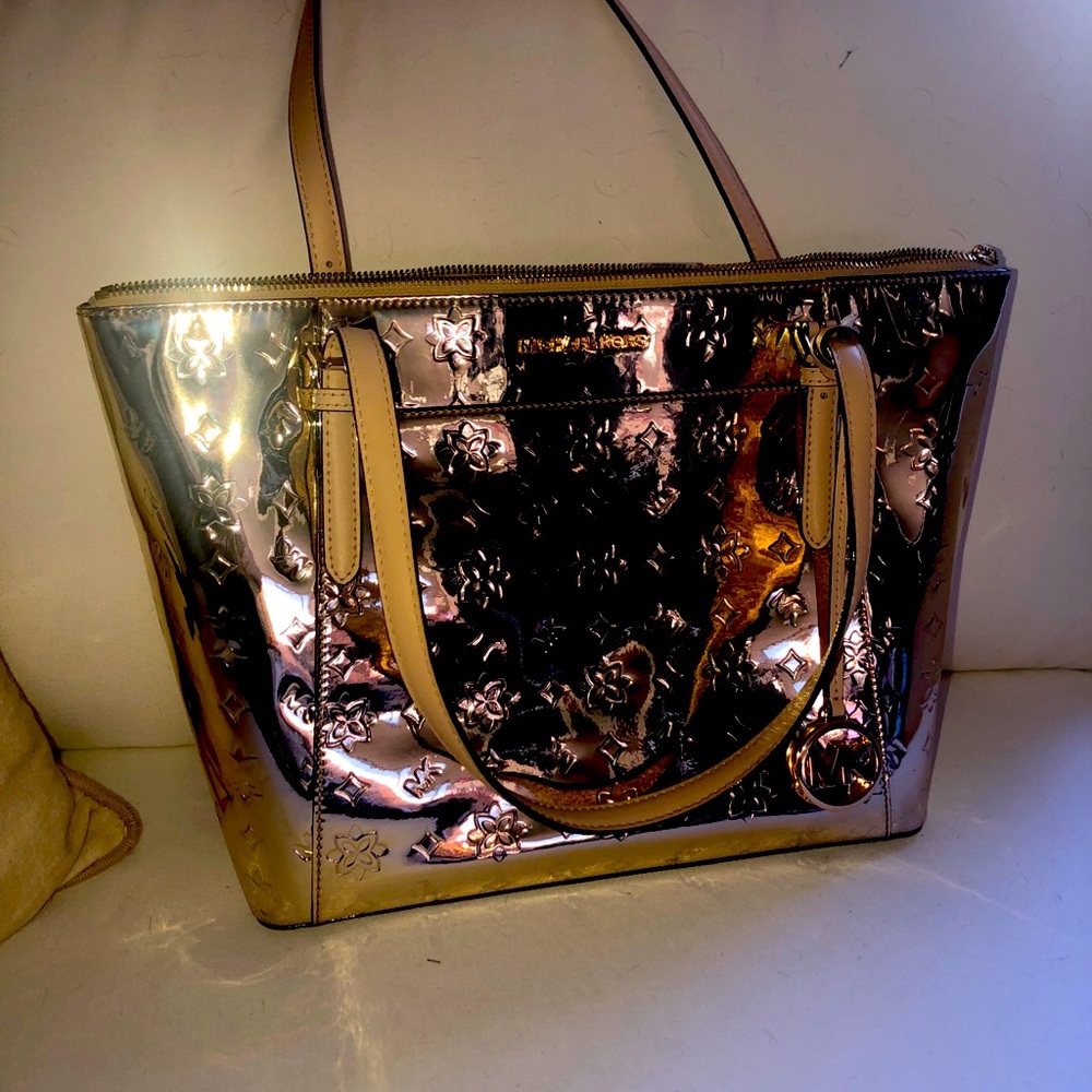 Michael Kors gold tote